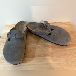 Birkenstock Gray Clogs